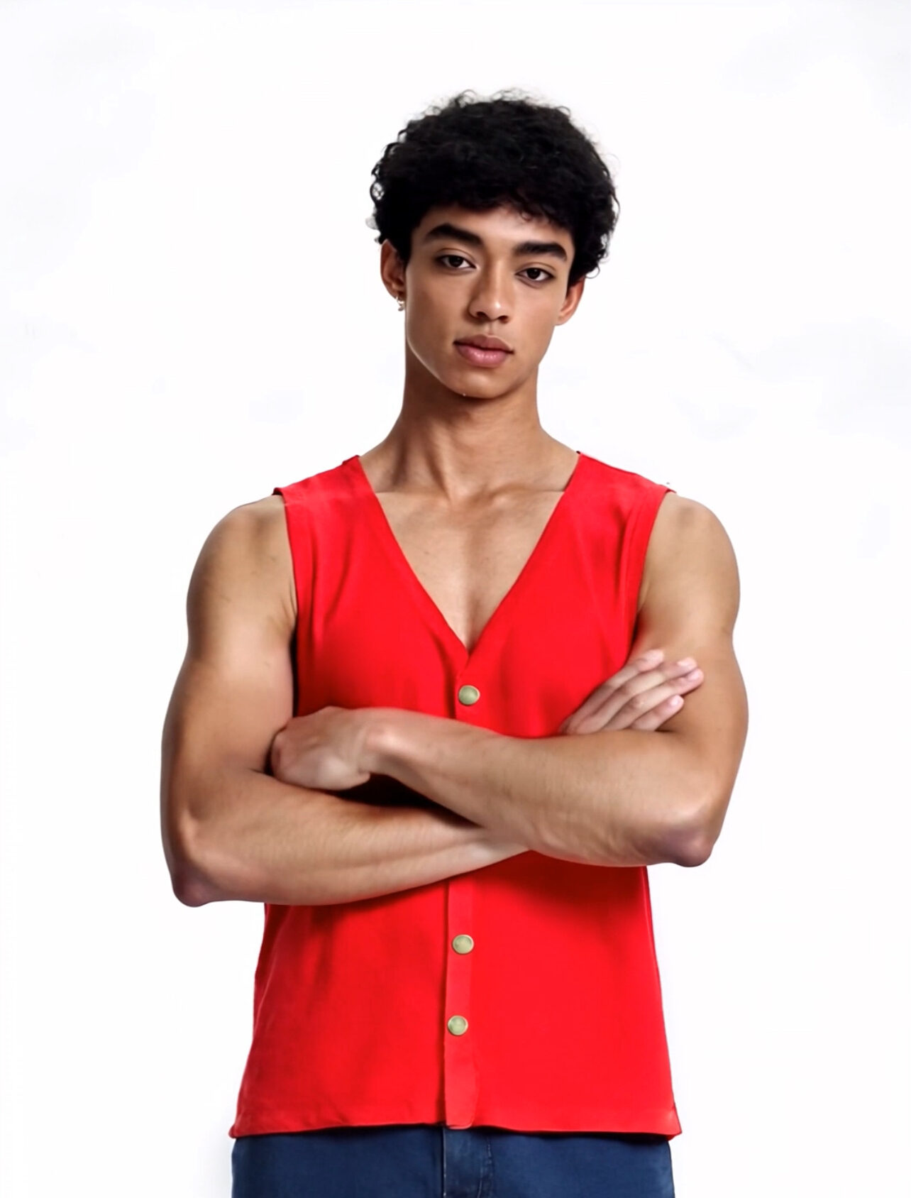 Luffy Red Half Sleeve Shirt – One Piece Anime Apparel ForAnime.in